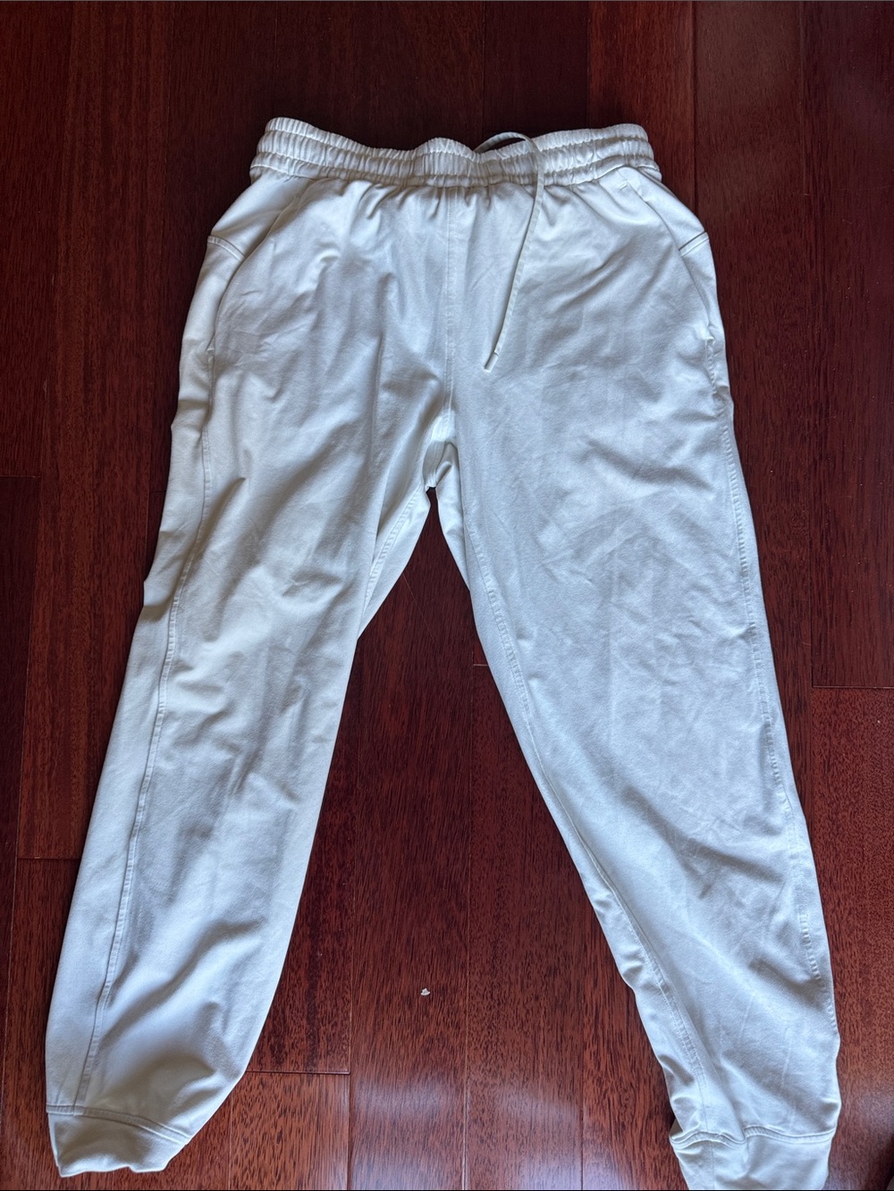 Lulu Women’s White Drawstring Jogger Pants